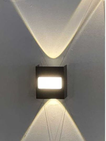 Aplica LED de fatada negru 4W