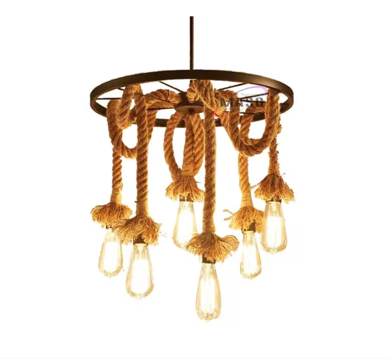 Lustra vintage 6 socluri E27