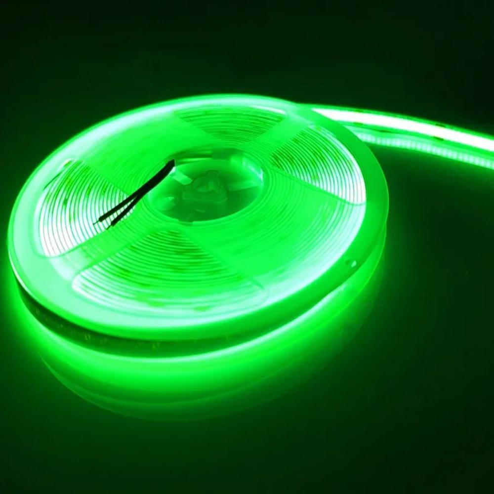 Rola 5m Banda LED COB Verde 12V - 320 led/m, 9W/m