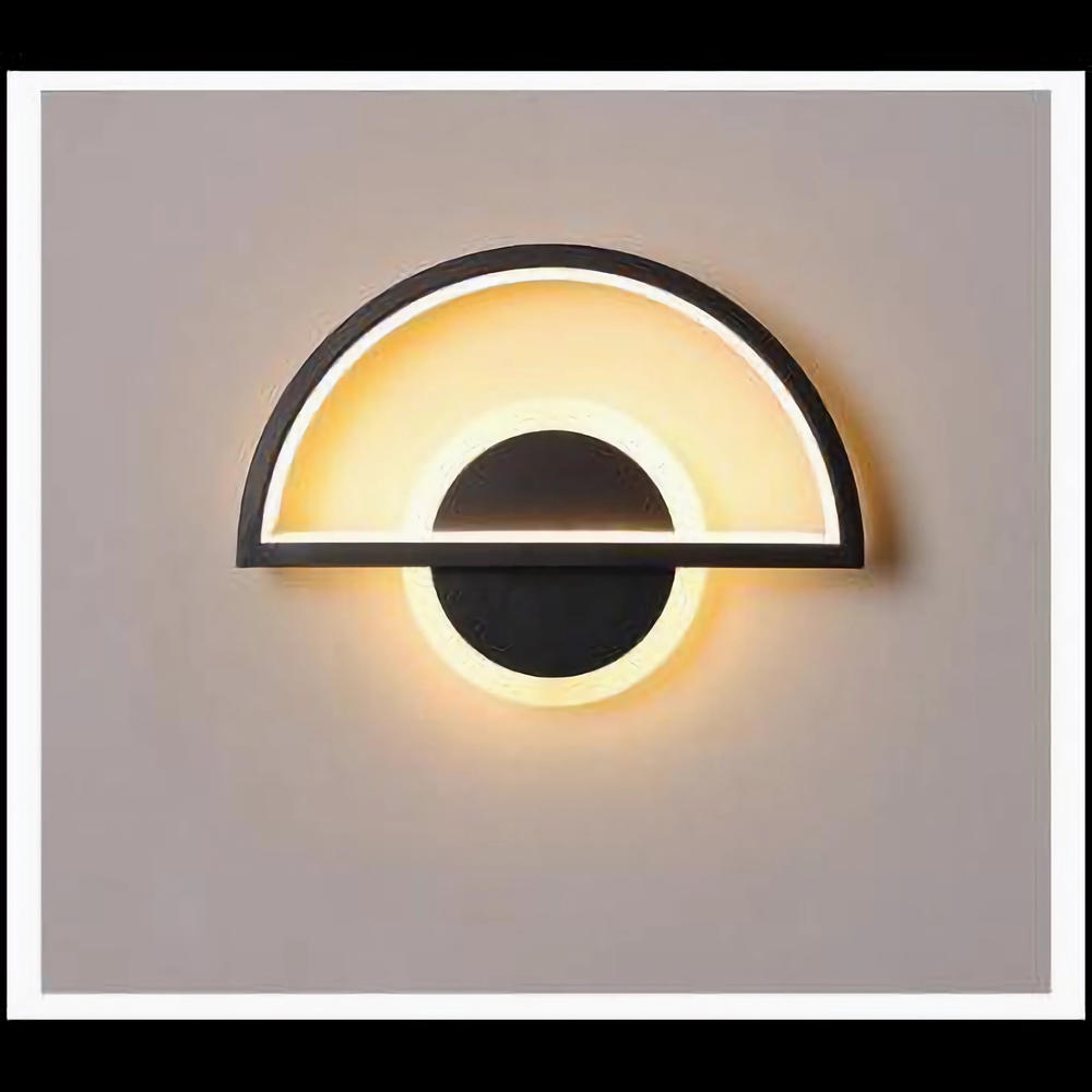 Aplica LED 3 functii neagra 34W