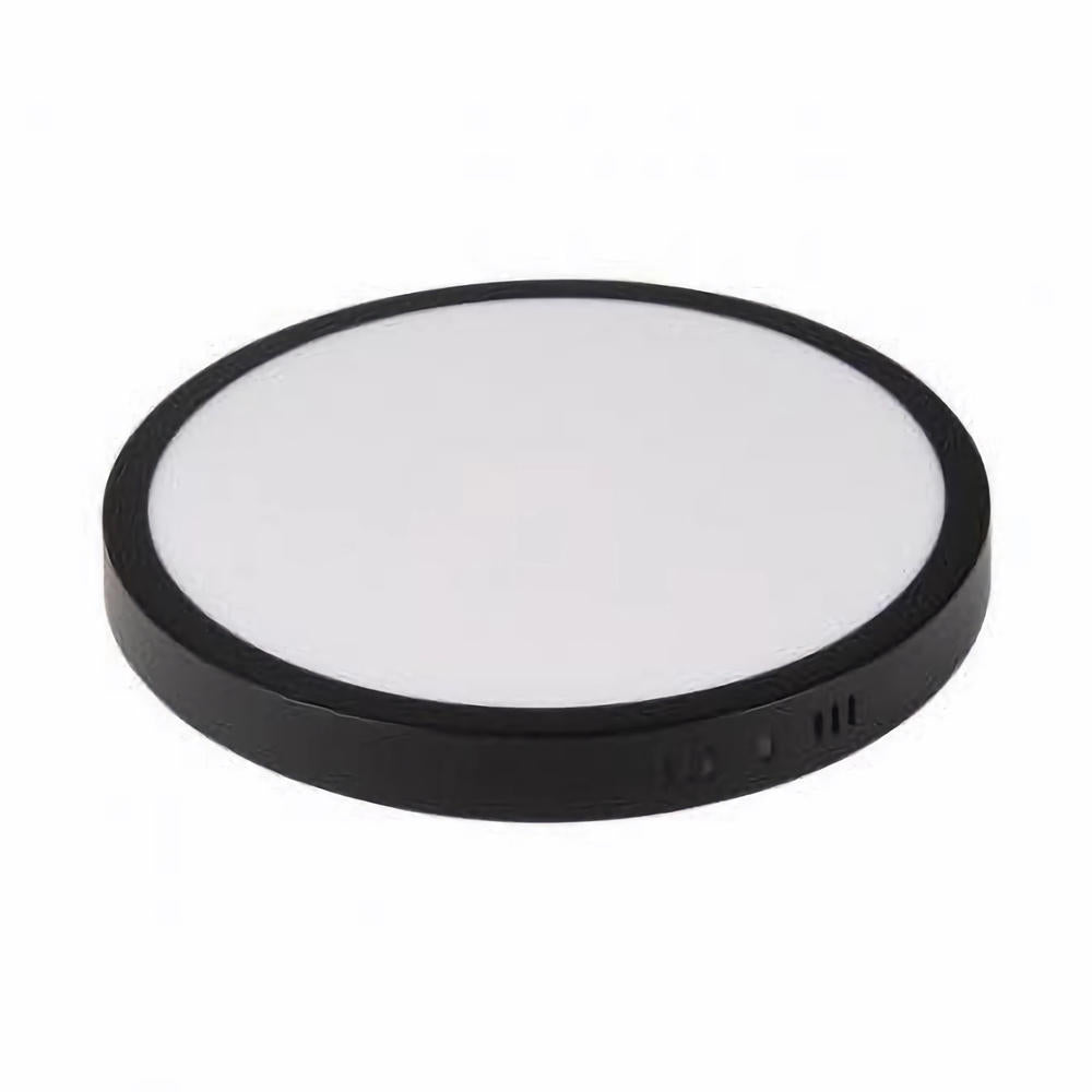 Aplica LED pentru tavan rotunda neagra 18W
