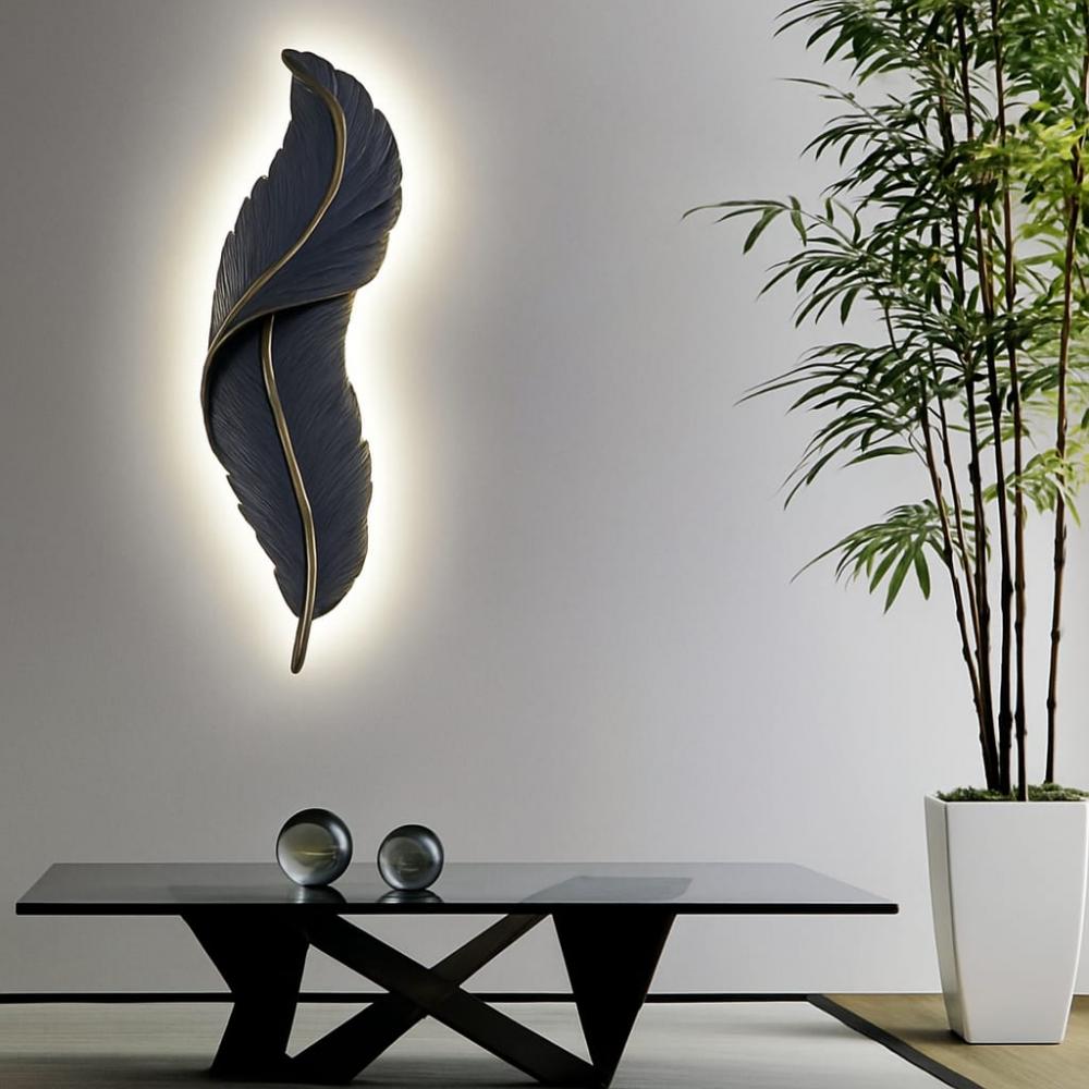 Aplica Led Pana neagra CCT 85cm 48W