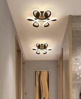 Aplica LED 3 functii Neagra Octopus 50W