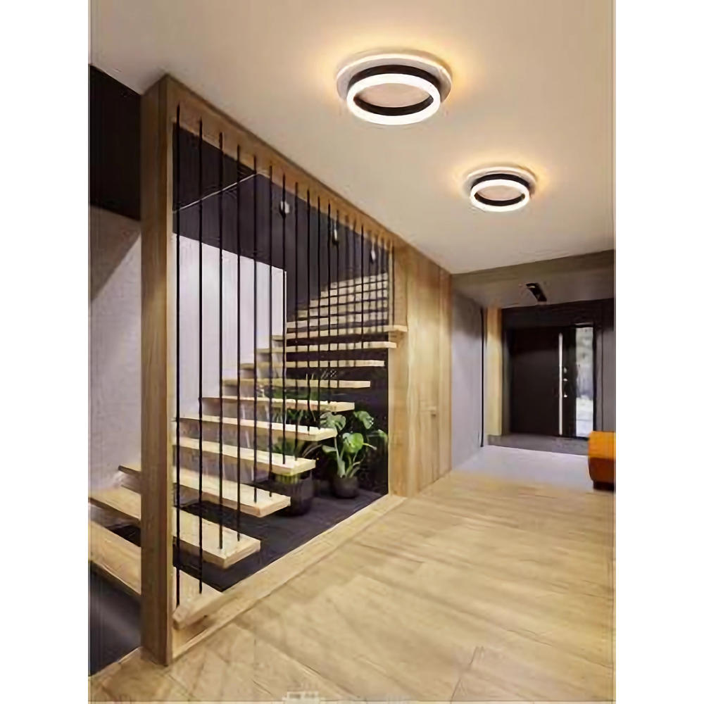 Lustra LED CCT cerc negru 30W