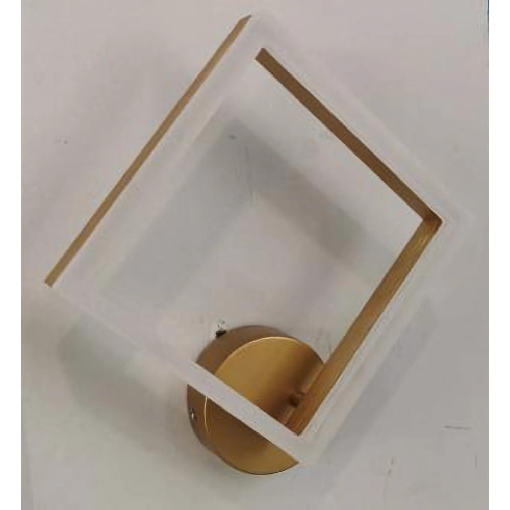 Aplica LED CCT Patrat Gold 15W