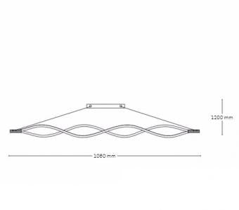 Lustra LED cu telecomanda CCT Mirage Alba 152W