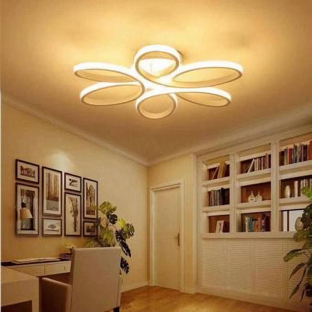 Lustra LED CCT cu telecomanda alba 230W