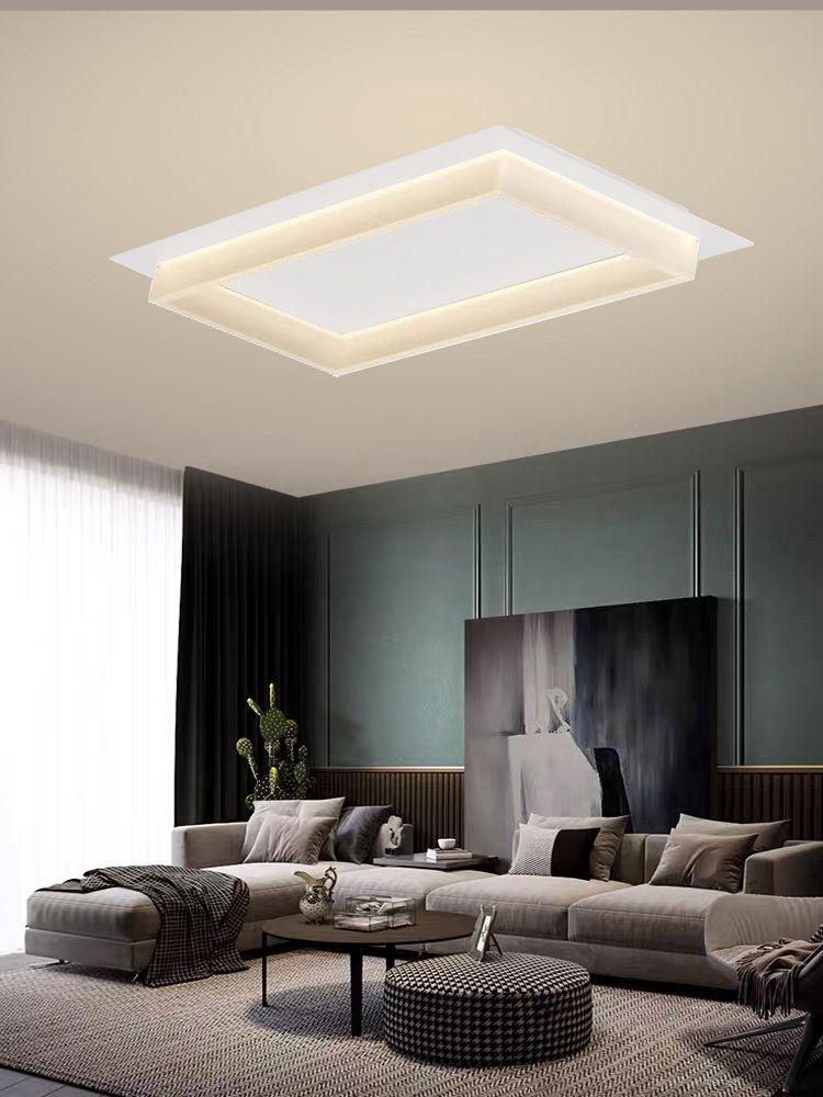 Lustra LED CCT cu telecomanda alba 70W