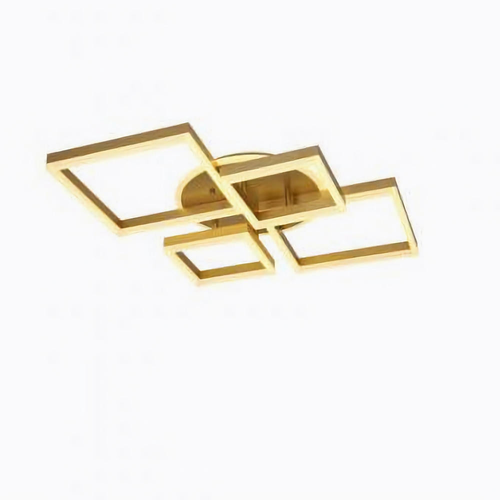 Lustra LED dimabila cu telecomanda Gold 3 functii 120W