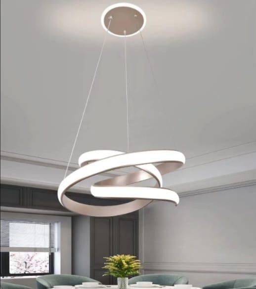 Lustra LED suspendata cu telecomanda Spiral Wave 262W
