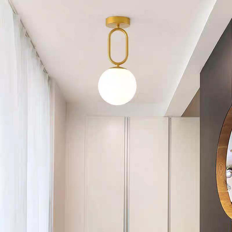 Lustra Nordic glob E27 Gold
