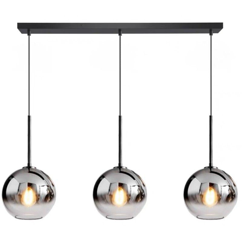 Lustra suspendata moderna Smoke 3 x E27