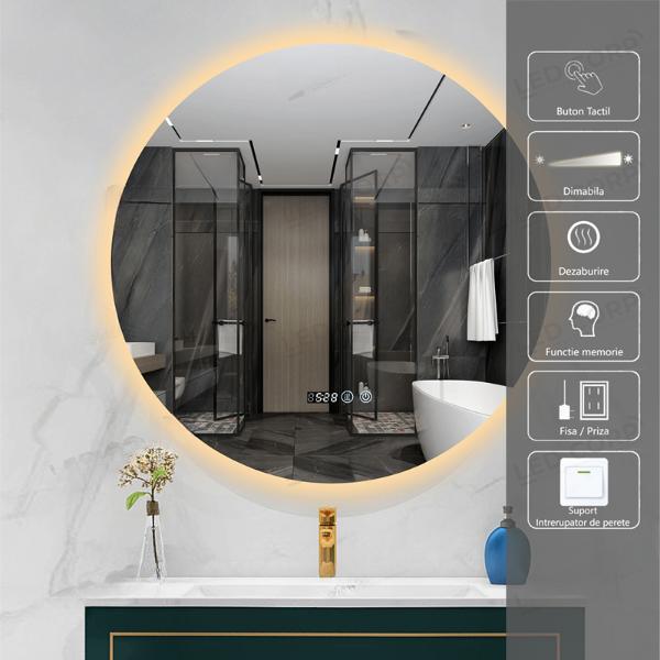 Oglinda LED Rotunda 80cm