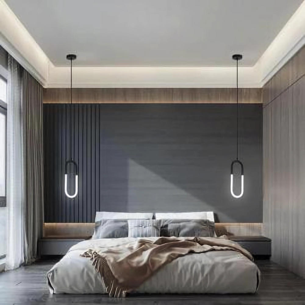 Pendul LED Modern Negru CCT 18W