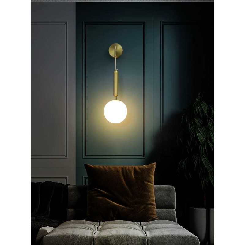Aplica de perete glob moderna gold E14