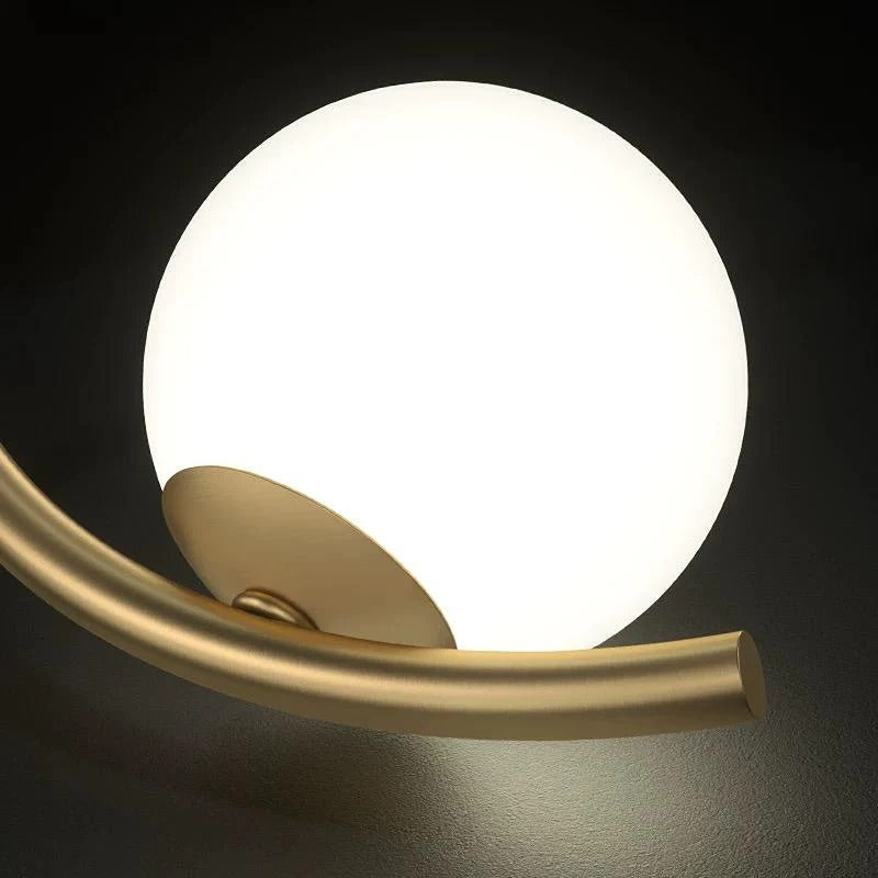 Lustra moderna Nordic gold 5xE27 globuri