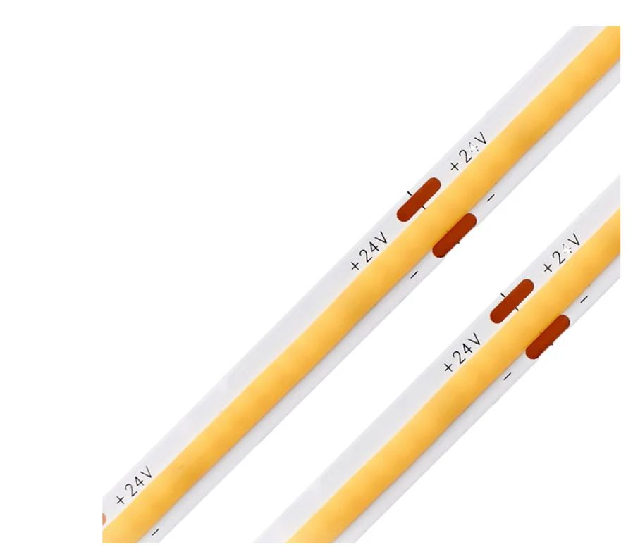 Rola 5m Banda LED COB 8mm 24V - 320 led/m, 10W/m