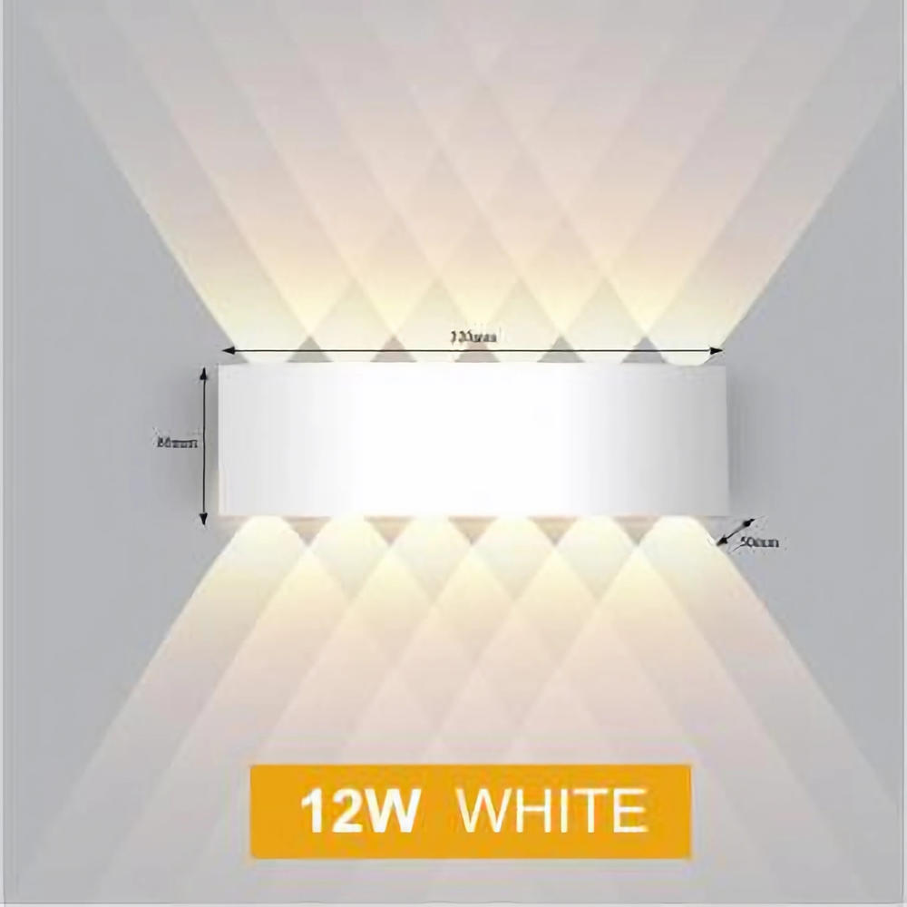 Aplica LED de fatada alba 12W
