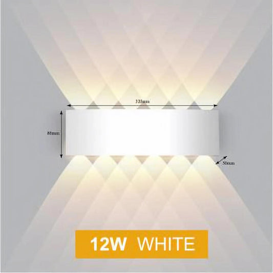 Aplica LED de fatada alba 12W