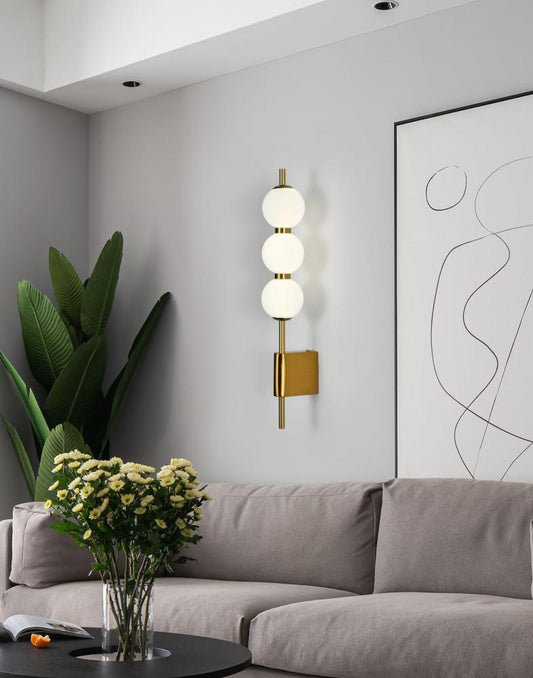 Aplica LED de perete CCT gold 30W