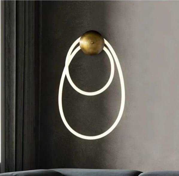 Aplica LED moderna Infinity Gold 28W