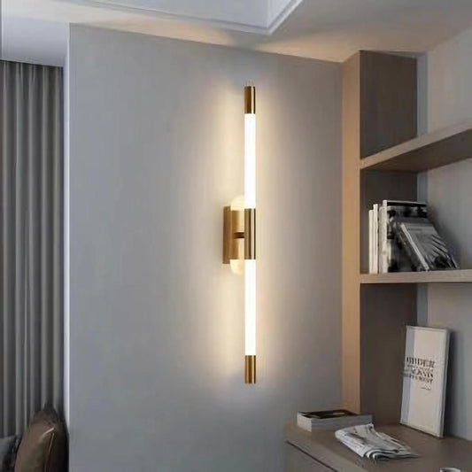 Aplica LED moderna de perete CCT gold 16W