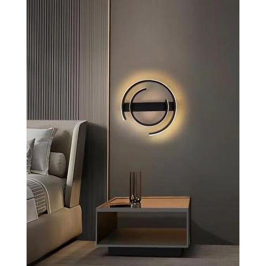 Aplica LED moderna CCT neagra 30W
