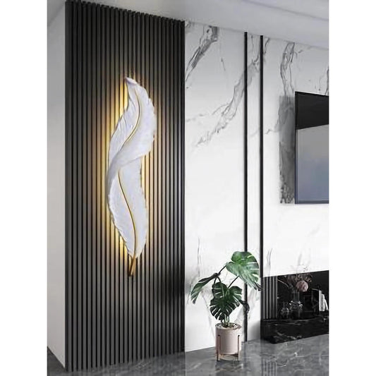 Aplica Led Pana alba-gold CCT 65cm 32W