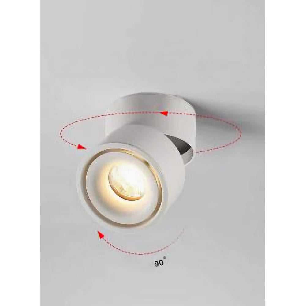 Spot aplicat LED orientabil alb 12W