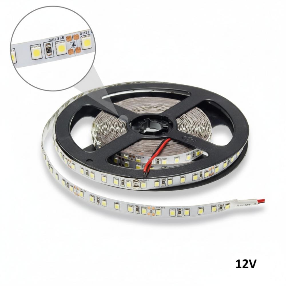 Rola 5m Banda LED 3528 12V - 120led/m 8W