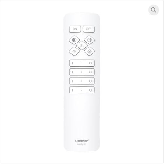 Telecomanda 4 zone MiLight RF CCT alba