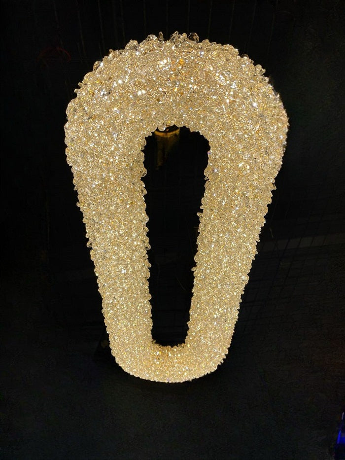 Candelabru cu led modern Elara oval 160W