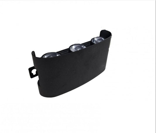 Aplica LED de fatada 6W Negru 3000K