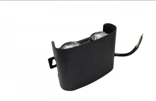 Aplica LED de fatada 4W Negru 3000K