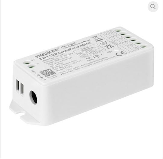 Controler multizona banda led RGB CCT 15A RF 12V 24V