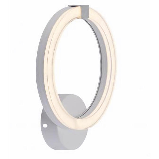 Aplica LED LUNA CCT decor alb 24W