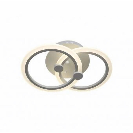 Lustra LED dimabila cu telecomanda 3 functii Alba 44W