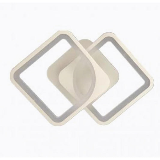 Lustra LED dimabila cu telecomanda 3 functii Alba 52W