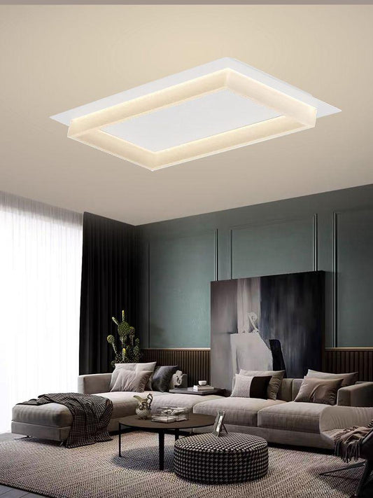 Lustra LED CCT cu telecomanda alba 70W