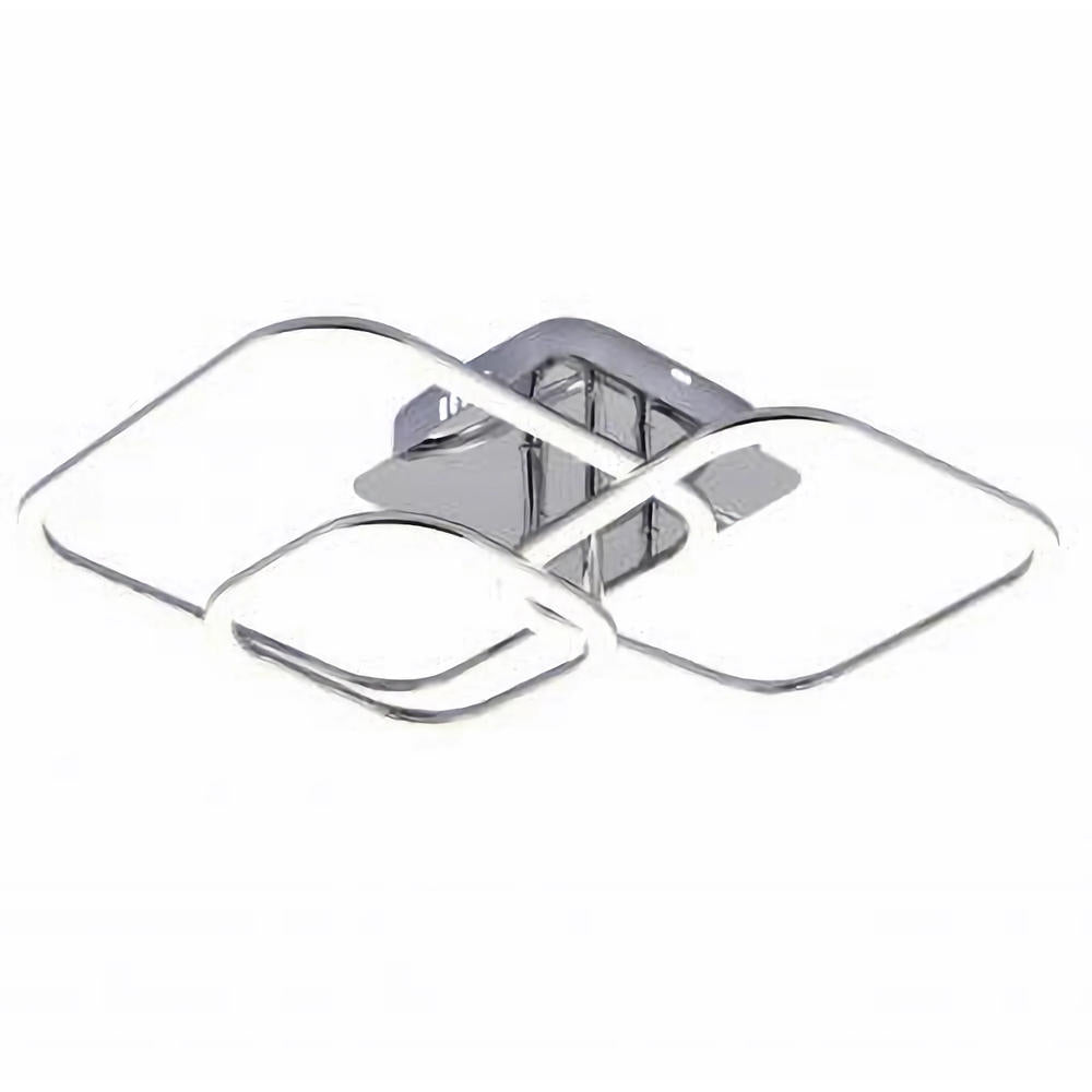 Lustra LED iluminare verticala crom CCT cu telecomanda  100W