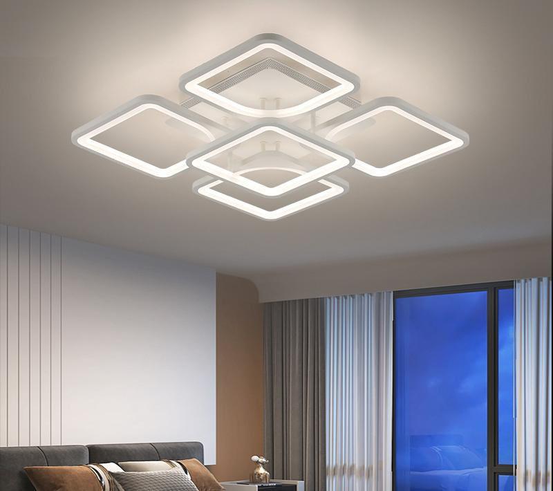Lustra Led dimabila CCT alba 90W