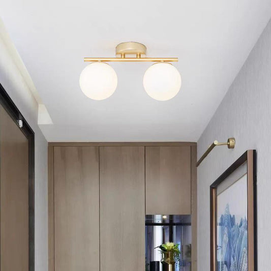 Lustra moderna gold 2xE27