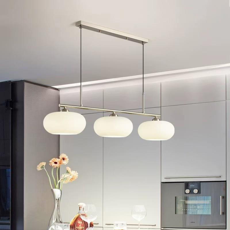 Lustra moderna Oval Glow 3 x E27 silver