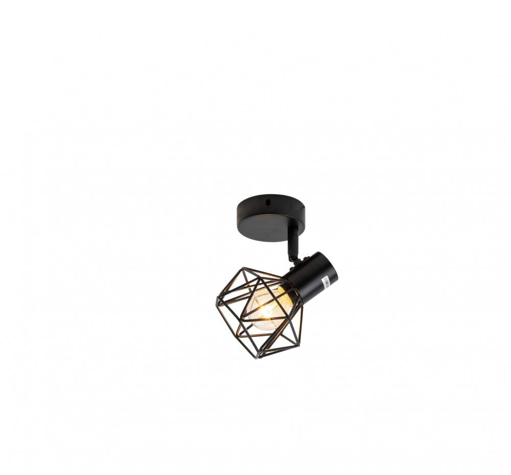 Lustra moderna Xara negru 1xE14
