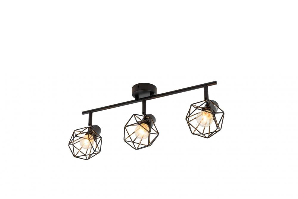 Lustra moderna Xara neagra 3xE14