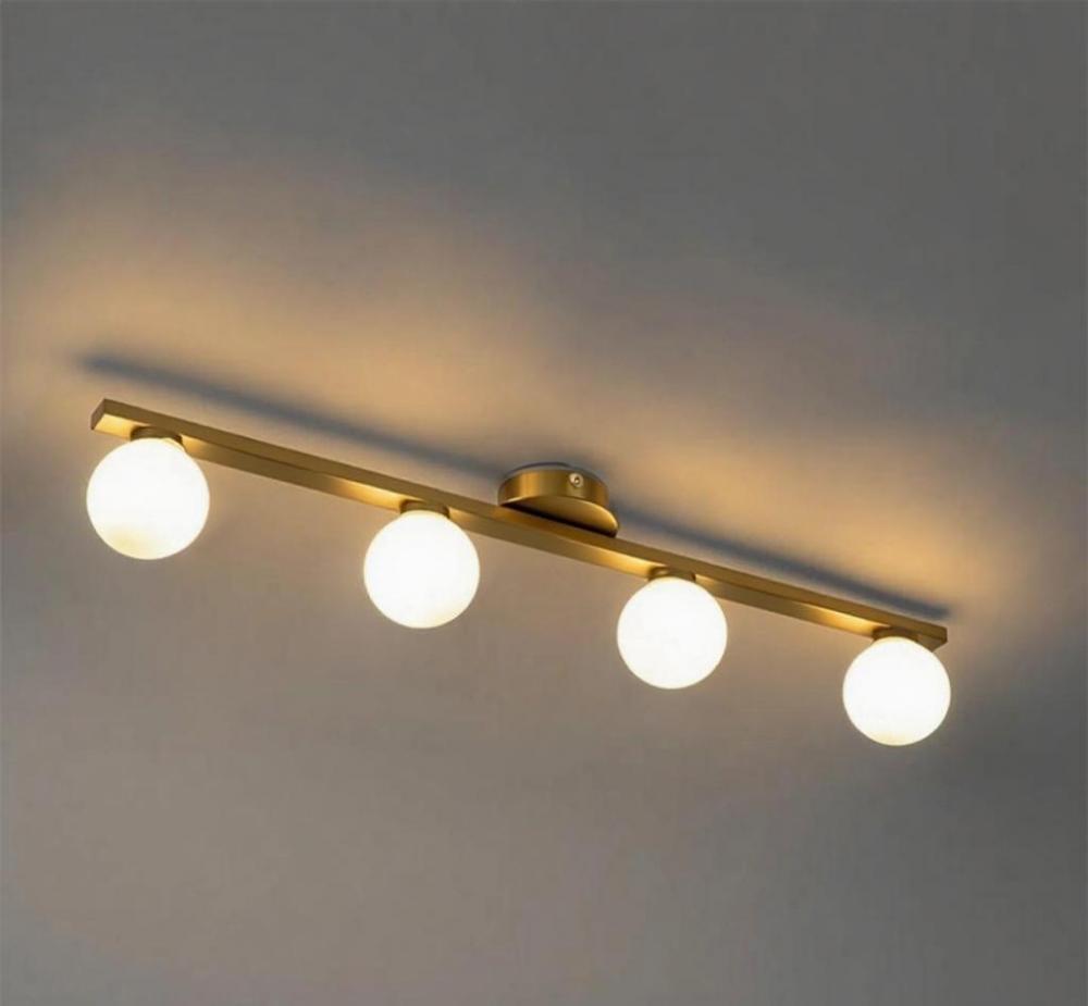 Lustra moderna gold 4 globuri