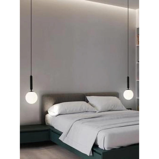 Pendul suspendat Glob 1 xE27 Negru