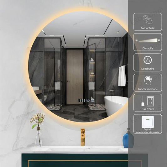 Oglinda LED Rotunda 80cm