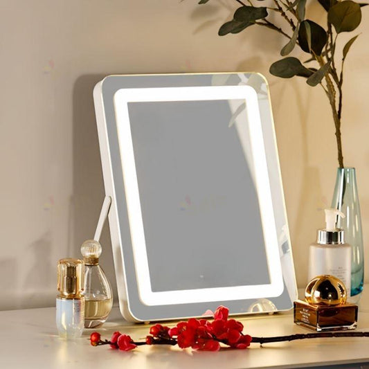 Oglinda LED makeup 30x40 dimabila CCT intrerupator touch 8W LL-07