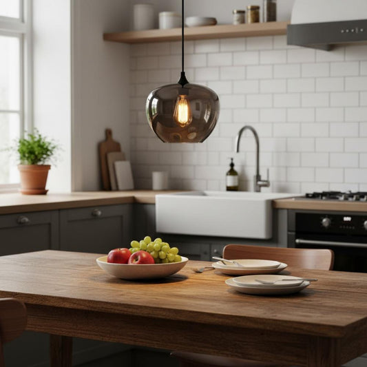 Pendul Smoke Glass Sphere E27